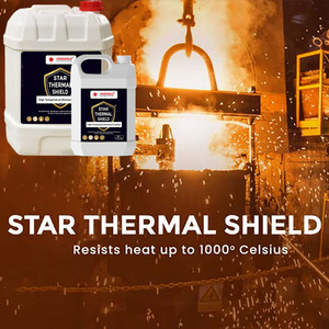 Lớp phủ chịu nhiệt độ cao cao cấp: Lý tưởng cho các hệ thống kim loại và ống xả của nhà xuất khẩu Ấn Độ-Lá chắn nhiệt Sao - Product Image 4