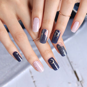 ShineB-tiras de Gel para uñas, purpura y diseño de estrellas, envolturas de uñas y pegatinas de uñas fáciles de embellecer, salón de alta calidad, hecho en Corea - Product Image 2