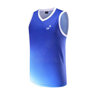 Meilleures ventes Maillot de basket-ball grande taille pour hommes Maillots d'entraînement respirants avec logo personnalisé pour vêtements d'équipe pour adultes - Product Image 1
