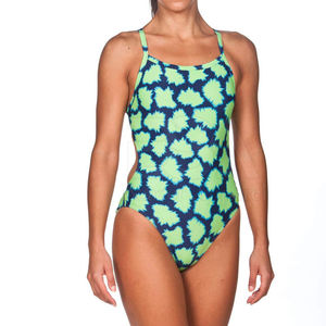 ชุดว่ายน้ำสตรีสำหรับผู้ใหญ่ชุดว่ายน้ำสีทึบพิมพ์โลโก้ตามสั่ง - Product Image 3