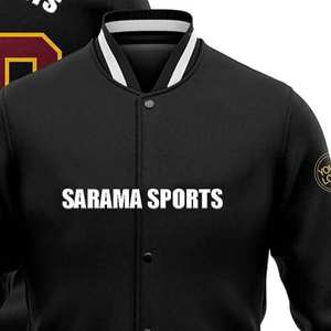 Chaqueta Varsity de Invierno Vintage con Bordado Personalizado de Estilo Único, 100% Lana, Ecológica, Transpirable, de la Mejor Calidad, Ropa Urbana - Product Image 2