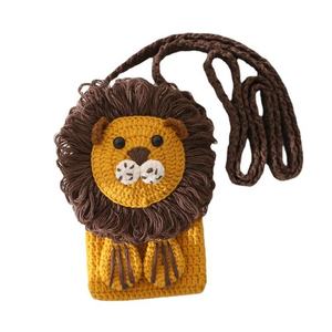 Creative Hand-Made Crocheted Other Mobile <b>Phone</b> Bag Small Animal Pattern Fashionable Accessory for Women Cute Girls EFANBEANIE - Product Image 5