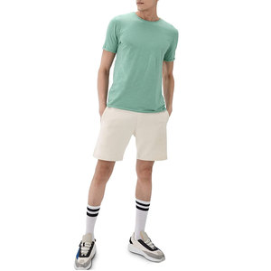 Camiseta de algodón 2025 100% para hombre, camisetas cómodas de algodón de manga corta, Camiseta de algodón en blanco pesado con cuello redondo OEM - Product Image 4