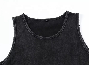 Best High Design Custom High Quality <b>Men's</b> Distressed <b>Tank</b> <b>Tops</b> Casual Blank Screen Printing <b>Tank</b> <b>Top</b> for <b>Men</b> OEM Service - Product Image 3