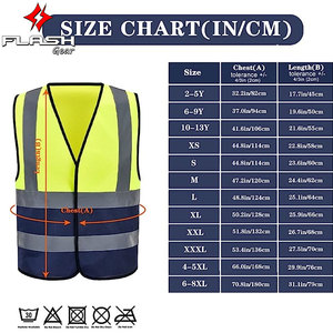Chaleco de seguridad con tiras reflectantes con cremallera y bolsillos Chaleco DE TRABAJO Personalizar ropa de trabajo de seguridad Precio al por mayor - Product Image 6