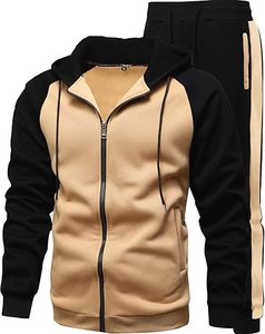 Survêtements unisexes sur mesure en coton 100% respirant, doublés polaire, coupe classique, avec capuche, tissu 300g, vente en gros - Product Image 1