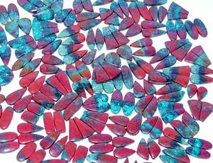 Meilleure vente Sonoran Sunrise paire de matériel de cabochon de pierres précieuses en vrac naturelles - Product Image 4