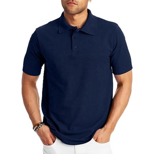Polo à manches courtes pour homme en coton 100% Lavage en machine Séchage rapide Respirant Séchage au sèche-linge Chemise importée Bouton Confortable - Product Image 1