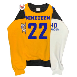เสื้อสเวตเชิ้ตคอกลมผ้าฟลีซปักลาย Sigma Gamma Rho Sorority สำหรับผู้หญิง |   เสื้อคอกลมสไตล์สั่งทำพิเศษสำหรับสุภาพสตรีปักลาย SGR Sorority - Product Image 4