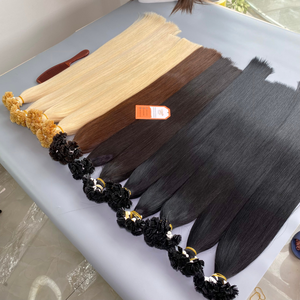 Extensiones de cabello de punta plana más vendidas 100% cabello humano vietnamita de alta calidad cutícula alineada sin cabello puro natural químico - Product Image 3