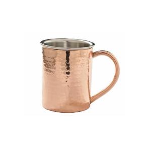 Mug Moscow Mule en cuivre de la plus haute qualité Tasse à jus de lait de forme ronde au design classique pour fournisseur en gros - Product Image 4