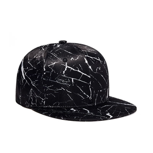 High Quality 6-Panel Snapback <b>Hat</b> Fashionable Hip Hop Unique <b>Black</b>/<b>White</b> Color Blending Custom Logo High Print Made Vietnam - Product Image 4