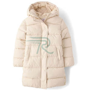 Veste d'hiver matelassée à capuche longue personnalisée Razorts pour adolescentes, vestes respirantes à enfiler pour filles - Product Image 1
