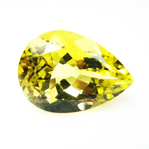 Natural Free Size Lemon Quartz Faceted Cutting Smooth Pear Shape Loose Gemstone for Jewelry Making From Indian New Manufacturer - Product Image 1