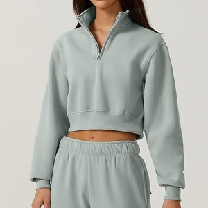 Haut court ample à manches longues pour femme, style streetwear - Product Image 5