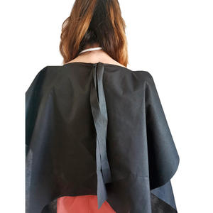 Capa de Peluquería Desechable Negra de 100x150cm, Novotex TNT, 100 Unidades, B2B - Product Image 2