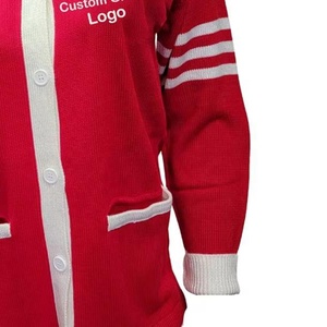 เสื้อคาร์ดิแกน DST Sorority แบบกำหนดสีเอง ลายสก็อตฤดูหนาว ปักลายตัวอักษร น้ำหนักเบา สวมใส่สบายตลอดวัน - Product Image 5
