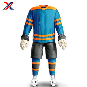En différentes couleurs Qualité supérieure Nouveau style Faites votre propre main Logo personnalisé imprimé Sport Uniformes de hockey sur glace - Product Image 4