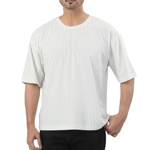 Plus Size <b>Men</b> Sublimation Lining Design Hot Selling <b>Longline</b> Baggy Drop Shoulder 220 Gsm Heavyweight Summer <b>T</b>-<b>Shirt</b> Wholesale - Product Image 5