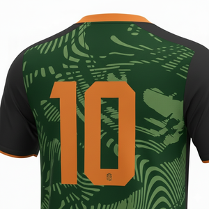 Maillot de football personnalisé en sublimation pour le Qatar, uniforme 100% polyester, séchage rapide, maillots de football rétro - Product Image 5