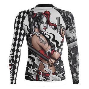 Protège-éruptions cutanées imprimés personnalisés UPF 50 + Protection UV Tissu à séchage rapide en vrac Vente en gros - Product Image 5