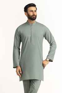 Factory Wholesale Polyester/Cotton <b>Shalwar</b> <b>Kameez</b> Set Best Selling <b>Men's</b> Traditional Style Muslim Salwar <b>Kameez</b> Dress Plus Size - Product Image 2