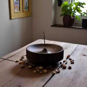 Quemador de Incienso de Madera de Lujo para Varillas de Incienso |   Bandeja de Incienso de Madera Hecha a Mano para Decoración de Spa y Meditación a los Precios Más Bajos - Product Image 6