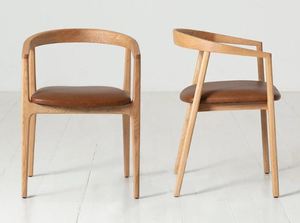 เก้าอี้ทานอาหารแบบมีพนักแขน ทำจากโครงไม้สักแท้ พร้อมวัสดุโฟมและผ้าคุณภาพสูง สำหรับใช้ภายในและภายนอกอาคาร - Product Image 6