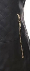 Chaqueta de cuero de piel de oveja de alta calidad para mujer, chaqueta de cuero transpirable y ligera a la venta - Product Image 4