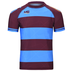 ชุดป้องกันผดผื่นพิมพ์ซับลิเมชันสำหรับผู้ชายชุดออกกำลังกายแขนสั้นสำหรับผู้ใหญ่สำหรับยิมและฟิตเนส - Product Image 1