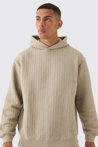 Chándal 100% de algodón para hombre, ropa deportiva de invierno para gimnasio con estampado de logotipo personalizado, patrón sólido de talla grande, disponible a precios económicos - Product Image 3