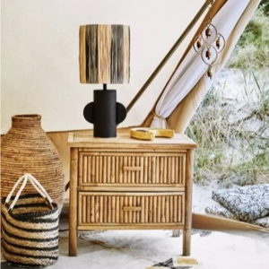 Lampe de chevet en bambou rustique de l'usine de meubles du Vietnam Nouveaux meubles d'hôtel Fournitures en gros pour l'application de chambre à coucher - Product Image 5