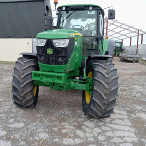 Tractor Agrícola John Deere 6130R Usado Original de 140HP 4x4 con Implementos Completos y Alta Productividad - Product Image 1
