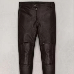 กางเกงหนังขายาวปกติคุณภาพสูงสำหรับ100% กางเกงหนังทำจากผ้าแห้งเร็วคุณภาพสูง - Product Image 1