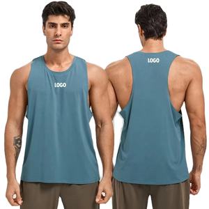 Débardeurs de sport innovants pour hommes en mélange de coton ultra doux, rafraîchissants, sans manches, pour la gym, décontractés, à séchage rapide, coupe ample - Product Image 1