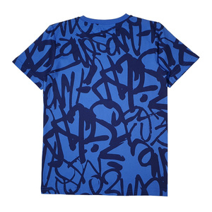 Camiseta elegante para niños, ropa para niños, el mejor precio, 100% algodón, Manga corta azul oscuro - Product Image 2