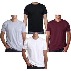 เสื้อยืดคอกลมแขนสั้นผ้าฝ้าย100% สำหรับผู้ชายเสื้อยืดลำลอง - Product Image 1