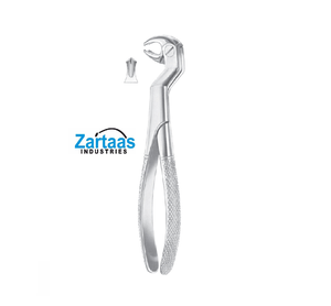 Pince d'extraction en acier inoxydable de haute qualité ROUTURIER molaires inférieures et sagesse gauche fig 212 exportateurs et fabricant - Product Image 1