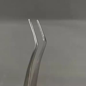 Pinzas de 16cm con punta en ángulo para la Universidad Dental, fuente de alimentación Manual, fórceps quirúrgicos Meriam, instrumentos quirúrgicos dentales Premium - Product Image 2