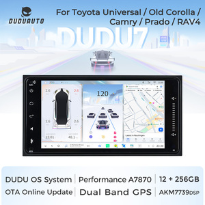DUDU7 Sistema Android 7870 8-Core Autoradio per Toyota Universale 7 Pollici, Vecchia <span class=keywords><strong>Corolla</strong></span>, Camry, Prado, <span class=keywords><strong>RAV4</strong></span> con Car Play e Android AUTO - Product Image 1