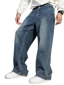 Mens Slim Fit Stretchable Blue Denim Jeans Durable Cotton Fabric Casual Wear Pants For Men Stylish Fashion Trousers - Product Image 3