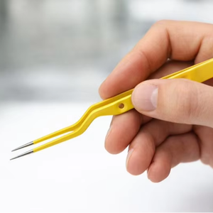 Forceps bipolaires à baïonnette plaqués or de haute qualité, instrument chirurgical réutilisable - Product Image 4