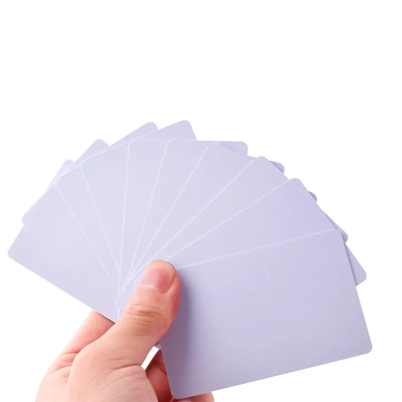 Cartões em branco sem contato UHF PVC de longo alcance de alta qualidade