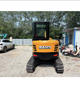 Excavatrices sur chenilles SANY d'occasion certifiées CE avec godet, mini-excavatrices SY35 de 3,5 tonnes à vendre - Product Image 4