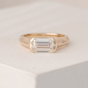 Anillo de moissanita de 2 quilates de compromiso para mujer de alta calidad en oro rosa Amarillo Blanco de 14K al por mayor y precio más barato - Product Image 3