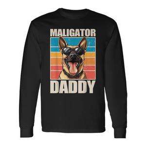 T-shirt a maniche lunghe per papà amante dei cani: Malinois Belga - Categoria Prodotti Promozionali - Product Image 1
