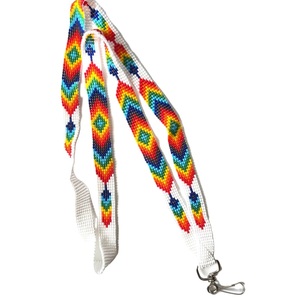 Perles de rocaille 18 pouces de long lanière de mode faite à la main pour l'utilisation de carte longue lanière perlée de style de bijoux pour le bureau - Product Image 2