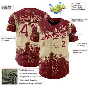 Maillot de baseball de qualité supérieure-Durable, léger et idéal pour les sports, l'entraînement et les tenues décontractées - Product Image 4