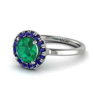 Golorious Bague taille émeraude argent sterling brillant plaqué rhodium classique mariage fiançailles anniversaire fête cadeau pour les femmes - Product Image 1