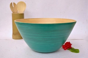 International Bamboo Wood <b>Salad</b> Bowl Natural <b>Salad</b> <b>Server</b> Set Wholesale Bamboo Fiber Bowl for <b>Salad</b> Pasta - Product Image 5